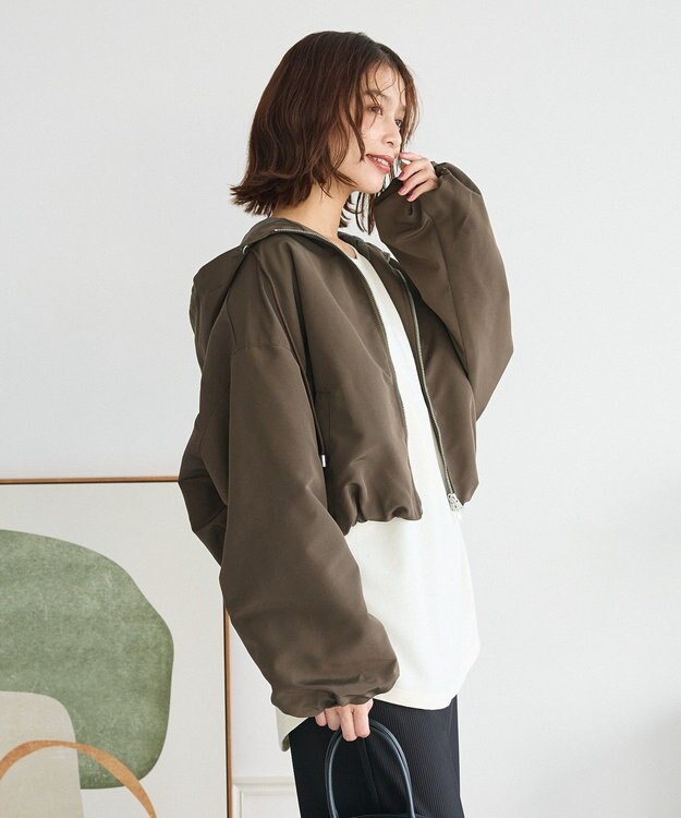 Green Parks ・ＥＬＥＮＣＡＲＥ　ＤＵＥ　ショートマウンテンパーカー Khaki