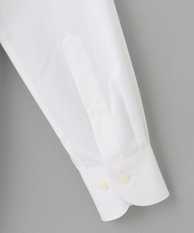 GOTAIRIKU 【形態安定】PREMIUMPLEATS_レギュラーカラー 通年ドレスシャツ ホワイト系