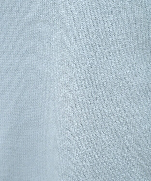 earth music&ecology 配色フリルカラーニットプルオーバー Blue