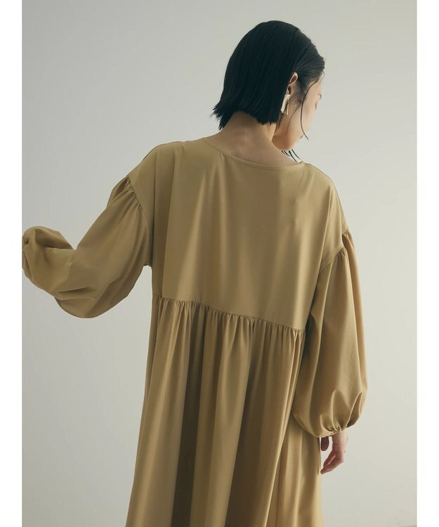 Green Parks armonia．２ｗａｙ袖ボリュームワンピース Beige