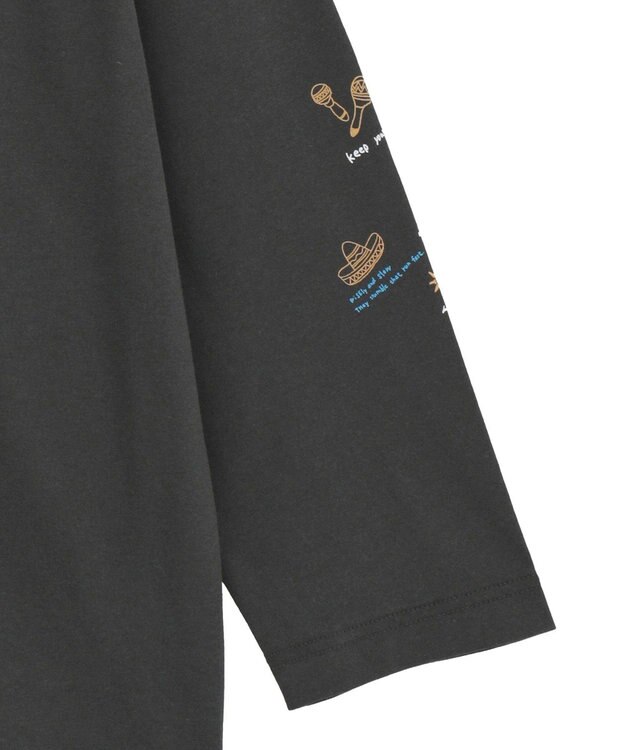 AMERICAN HOLIC SANDAYS ロングTシャツ Charcoal Gray