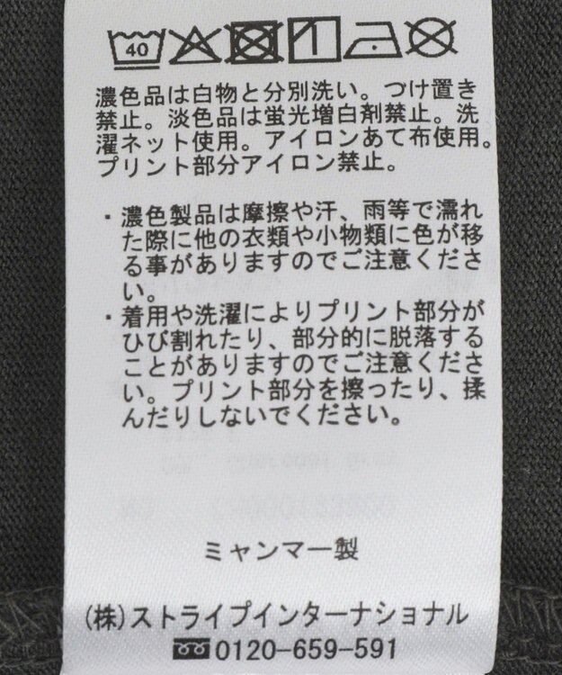 AMERICAN HOLIC SANDAYS ロングTシャツ Charcoal Gray