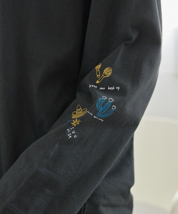 AMERICAN HOLIC SANDAYS ロングTシャツ Charcoal Gray