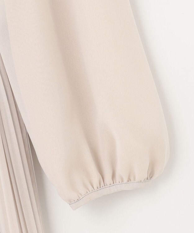 ANY SIS S 【洗える】フェミニンプリーツ ワンピース ベージュ