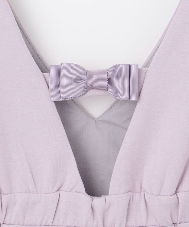 組曲 KIDS 【110-140㎝】ダンボールニット ジャンスカ ラベンダー系