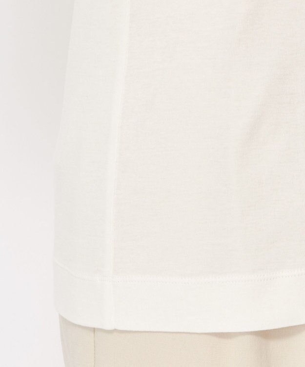 uncrave シアー クルーネックカットソー ホワイト