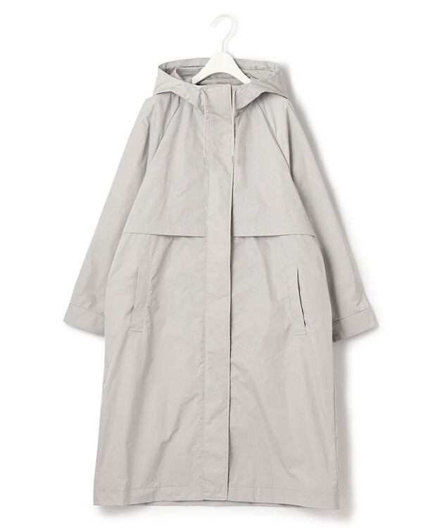 ICB メモリーツイル フーデットコート トープ系