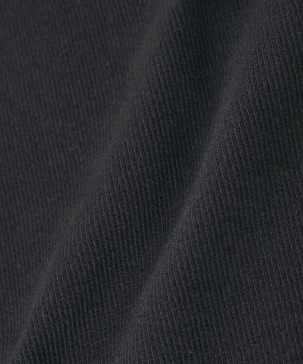 earth music&ecology フリルロゴノースリーブプルオーバー Black