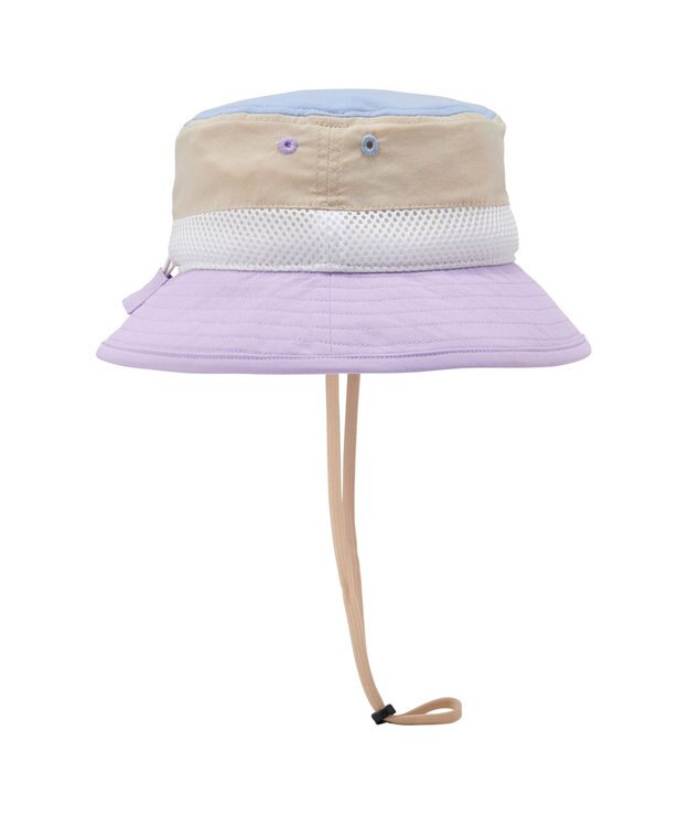 MIKI HOUSE HOT BISCUITS 【48-54cm】 日よけ付き サファリハット サックス