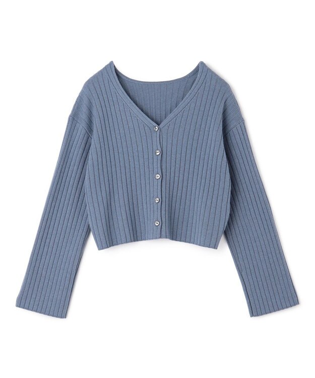 uncrave ウール ナイロン 2WAY ニット（uncrave STANDARD） ブルーグレー