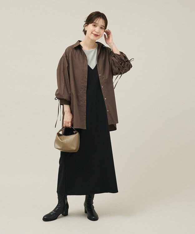 Green Parks Ｖネックキャミワンピース Black