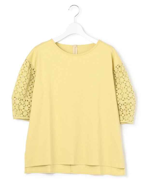 23区 【好評につき新色追加】アイレットジャージー カットソー イエロー系