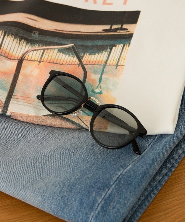 AMERICAN HOLIC ブリッジメタルグラス（調光・偏光レンズ） Black