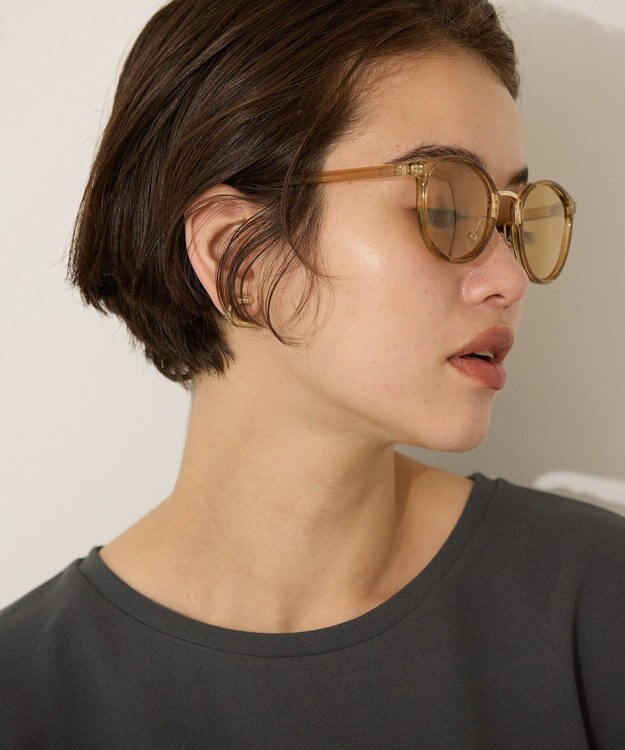 AMERICAN HOLIC ブリッジメタルグラス（調光・偏光レンズ） Beige