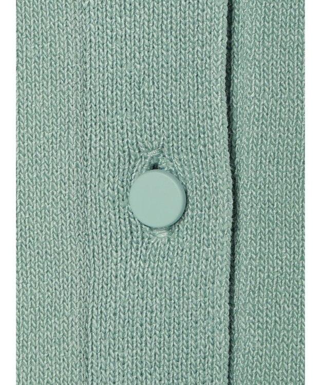 Green Parks 洗える　クルーネックカーディガン Light Gray