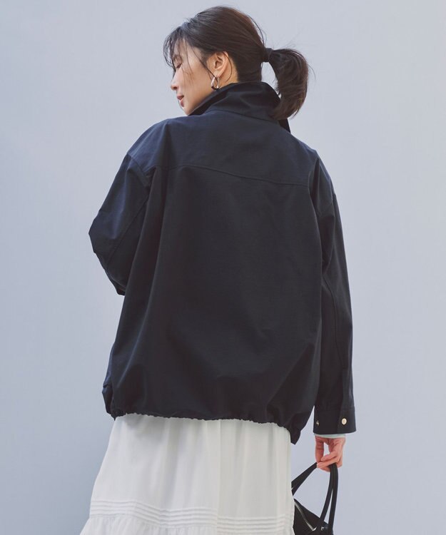 UNFILO L スタンド ZIPアウター ネイビー