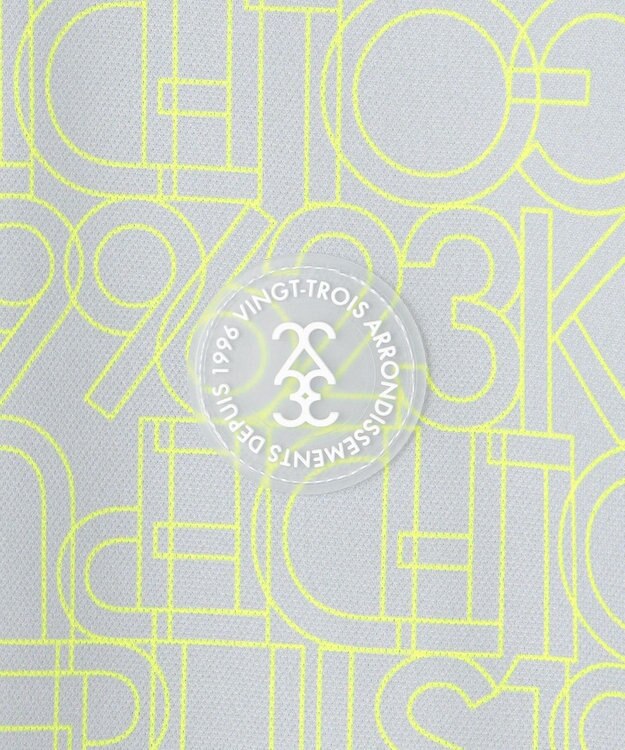 23区GOLF 【MEN】ロゴグラフィック ポロシャツ ライトグレー系5