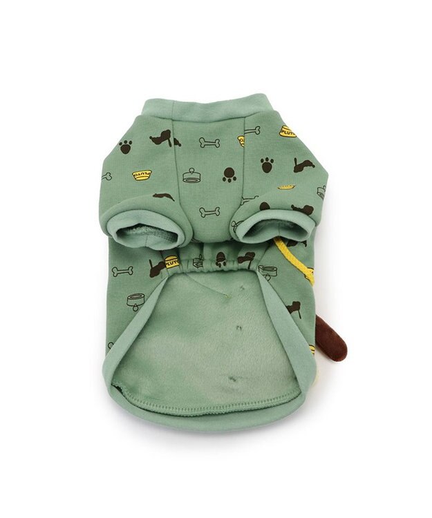 PET PARADISE ディズニー プルート トレーナー 《ポーチ付き》 小型犬 グリーン