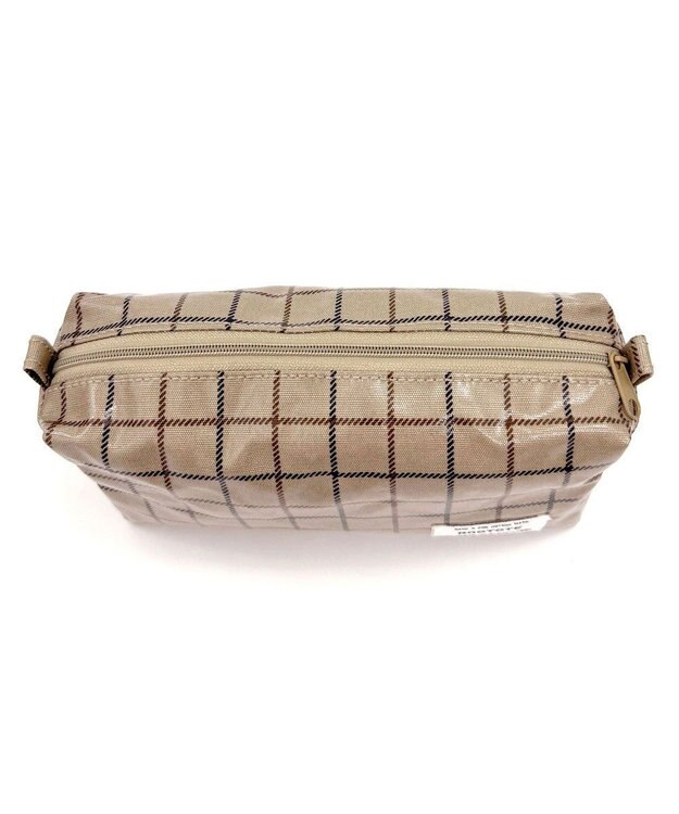 ROOTOTE 3609【ラミネート加工】WR.ポーチ.ラミネート-T 04：チェック・ベージュ