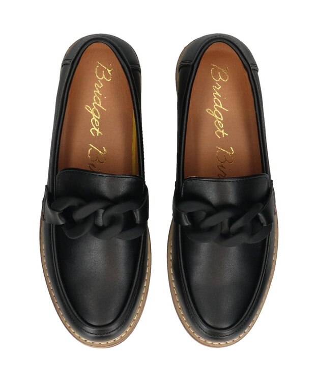 Bridget Birkin 【Bridget Birkin】チャンキーチェーンローファー ブラック