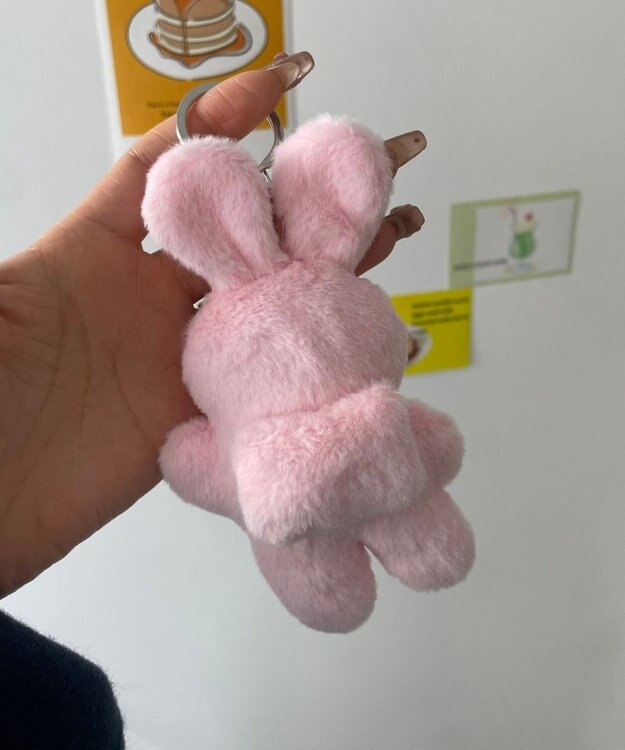 WEGO スペースラビットぬいぐるみキーホルダー ピンク