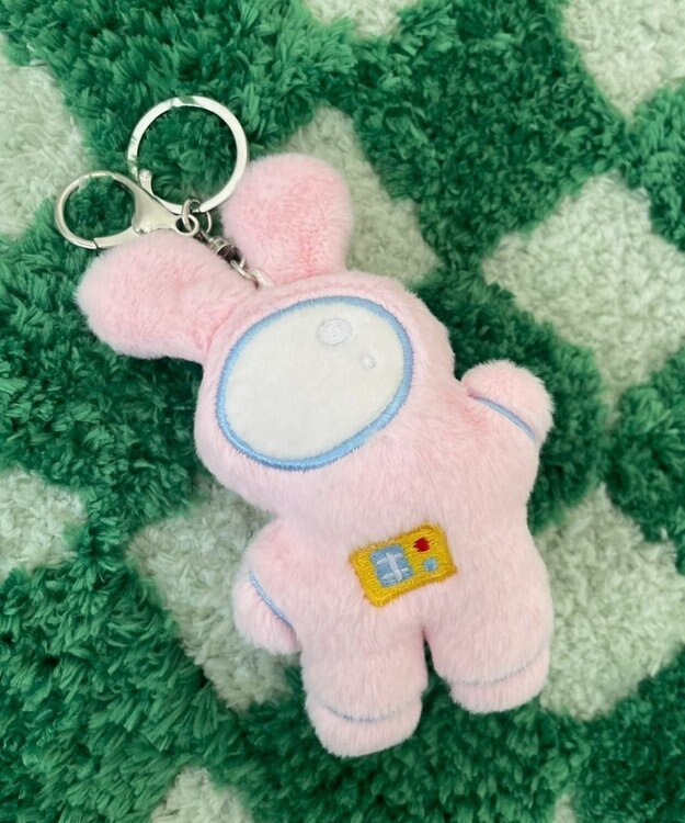 WEGO スペースラビットぬいぐるみキーホルダー ピンク