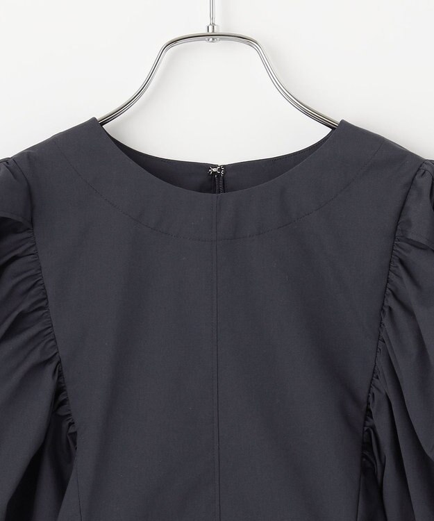 #Newans 【ANSWER for ファッショニスタ】フリルスリーブブラウス ネイビー系