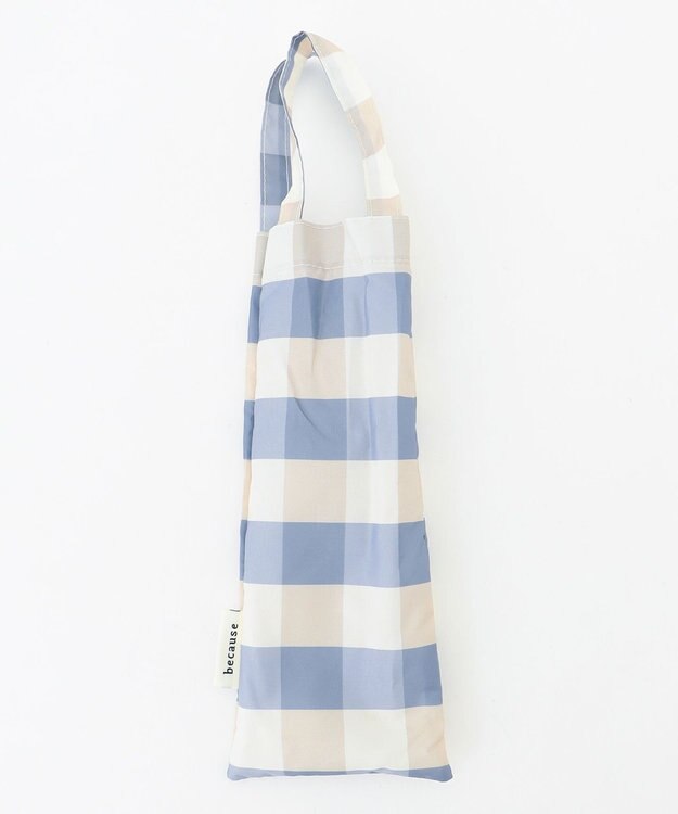 ANY 【晴雨兼用】ギンガムチェックパラソル サックス