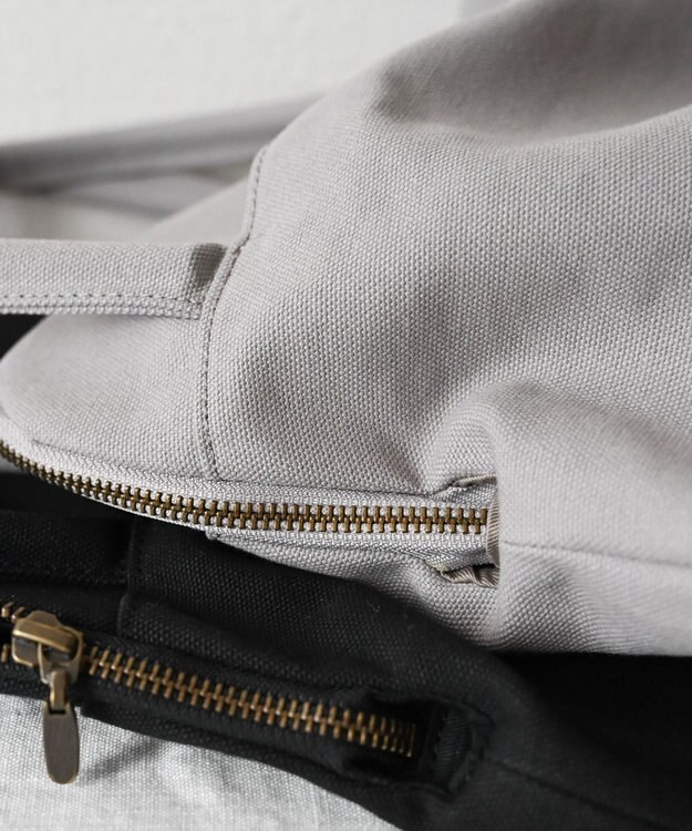 AND WOOL 帆布ショルダーバッグ（small size） グレー