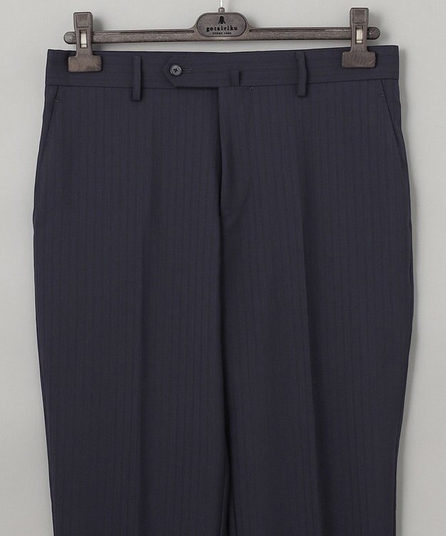 GOTAIRIKU 【御幸毛織】 WOOL×SOLOTEX ストレッチスーツ（平織/ネイビー） ネイビー系1