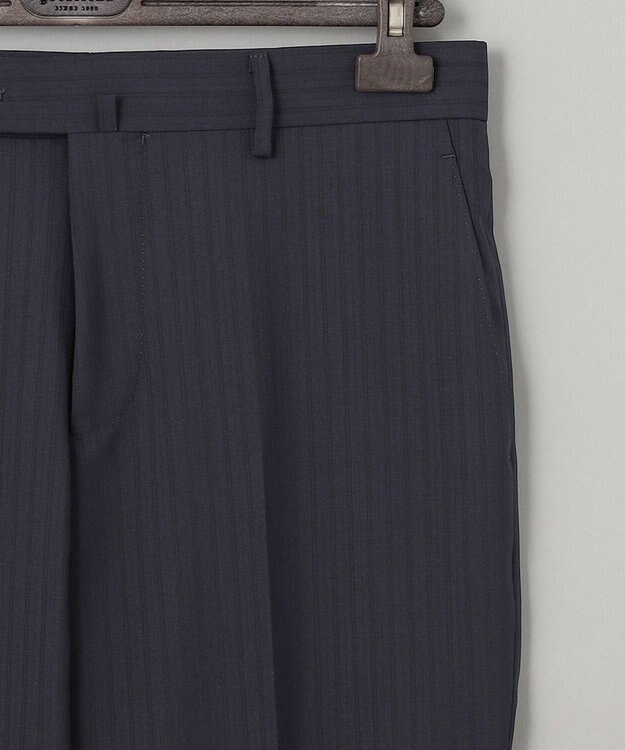 GOTAIRIKU 【御幸毛織】 WOOL×SOLOTEX ストレッチスーツ（平織/ネイビー） ネイビー系1