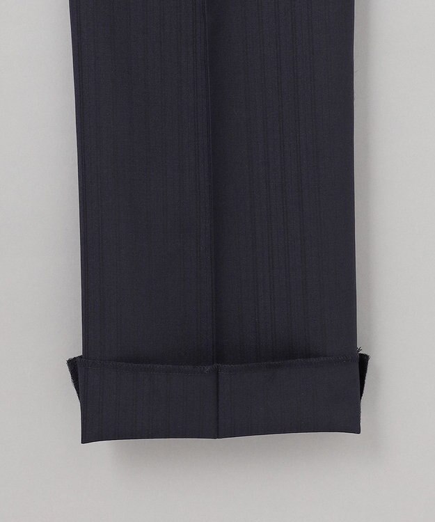 GOTAIRIKU 【御幸毛織】 WOOL×SOLOTEX ストレッチスーツ（平織/ネイビー） ネイビー系1