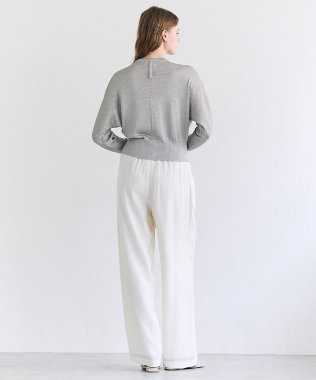 BEIGE， SMITHONITE / リュクスグリッター ドルマンカーディガン Grayge