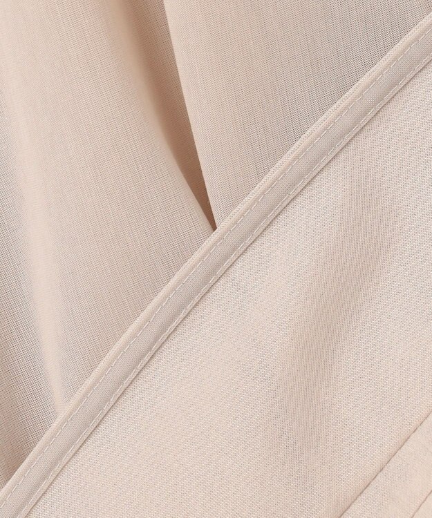 J.PRESS LADIES L 【洗える】シアー カーディガン ベージュ系