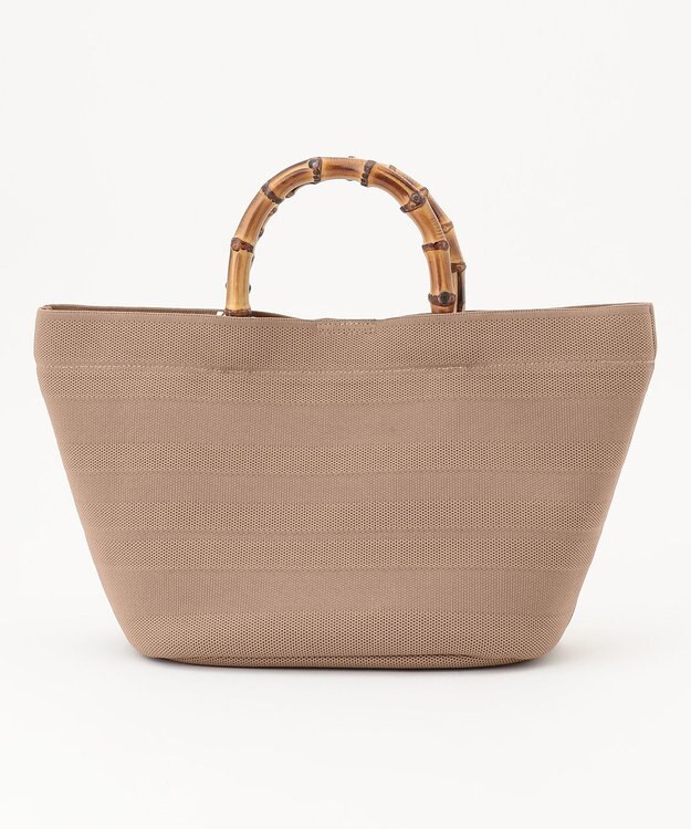 ANY SIS バンブーニット バッグ ライトベージュ