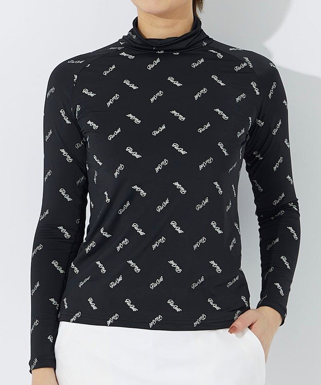 FILA GOLF／marie claire 【FILA GOLF】ハイネックインナーシャツ ブラック