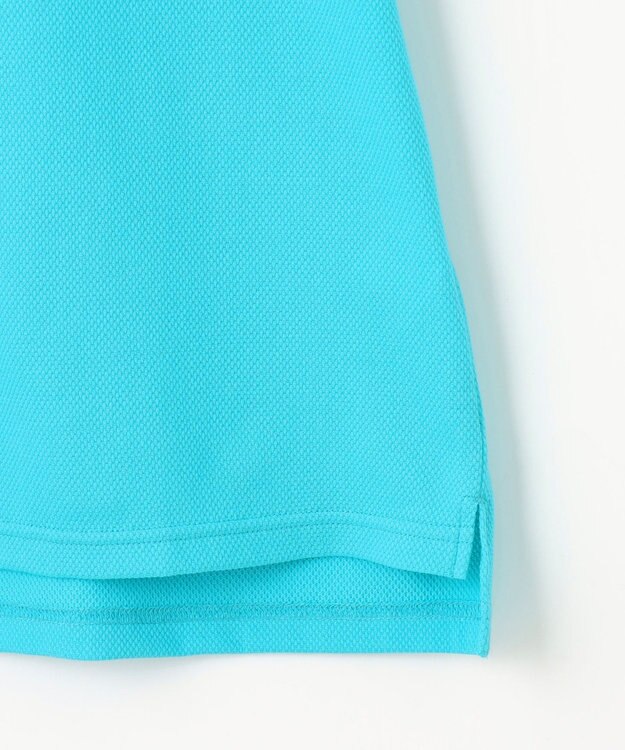 23区GOLF 【MEN】【UVケア/吸水速乾】ハニカムカノコ 半袖ポロシャツ ターコイズブルー系