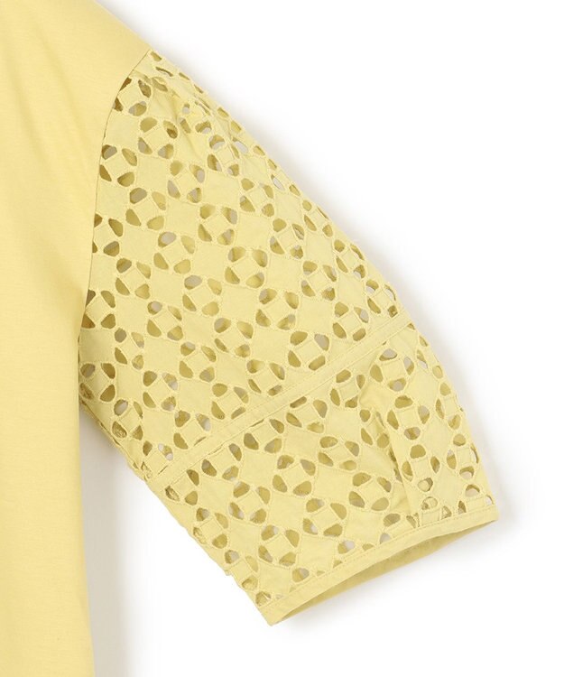 23区 【好評につき新色追加】アイレットジャージー カットソー イエロー系