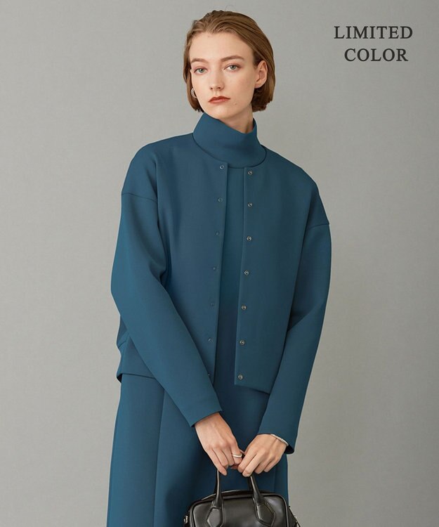 ICB L 【WEB限定カラーあり・洗える】 ヘヴィダンボール カーディガン ダルブルー系［WEB限定］