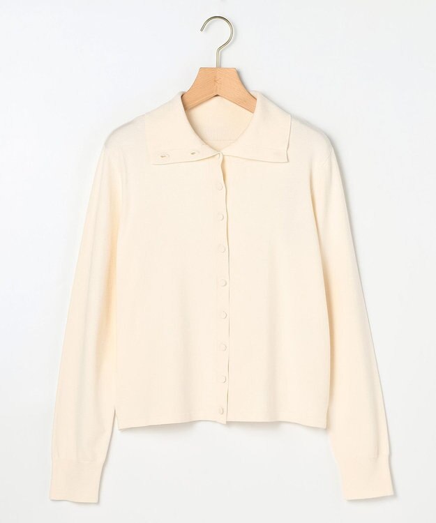 組曲 【前後着用可 / 加藤ローサさん着用】スムースストレッチタートル ニット アイボリー系