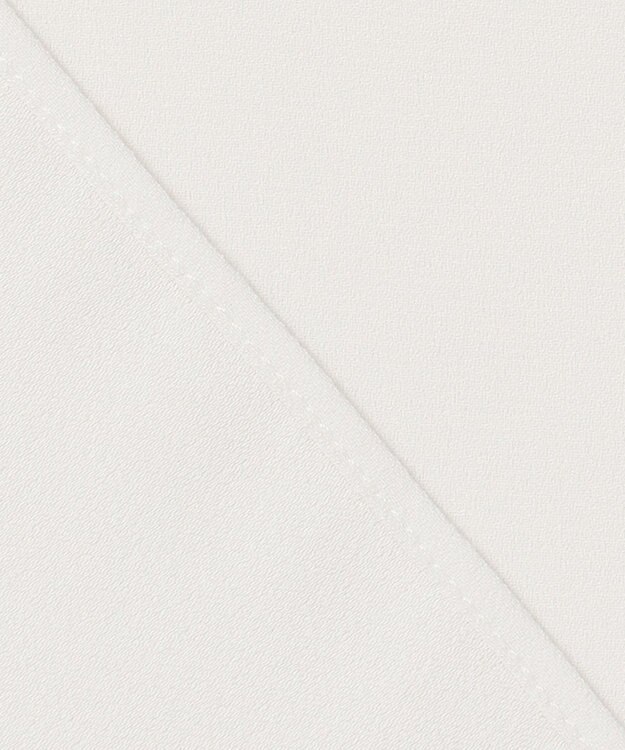 23区 L 【洗える】バックサテンアムンゼン バイカラー ボウタイ ブラウス ホワイト系