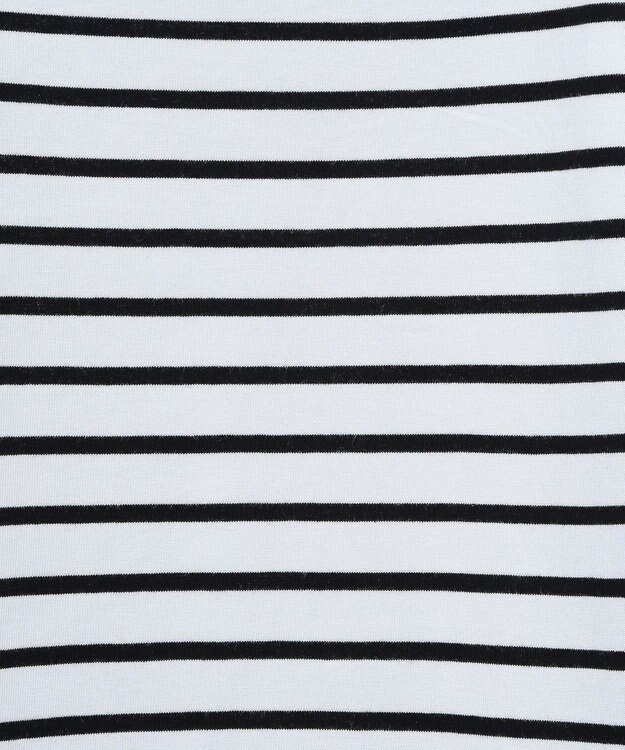 AMERICAN HOLIC 異素材ドッキングドルマンプルオーバー Border Ivory