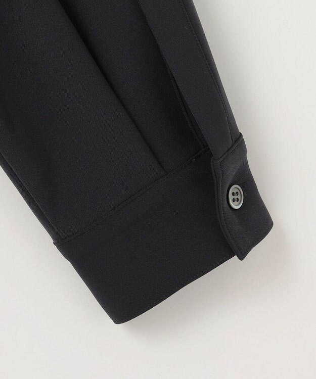 #Newans 〈亀恭子さんコラボ〉パネルタックAラインブラウス ネイビー