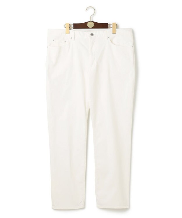J.PRESS MEN 【KING SIZE】【ストレッチ】ピケストレッチ スローンデニムス パンツ ホワイト系