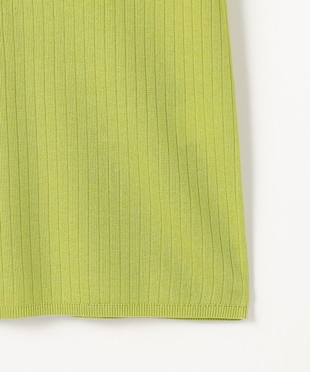 自由区 L 【アンサンブル対応】シアーシルクミックスニット プルオーバー ライトグリーン