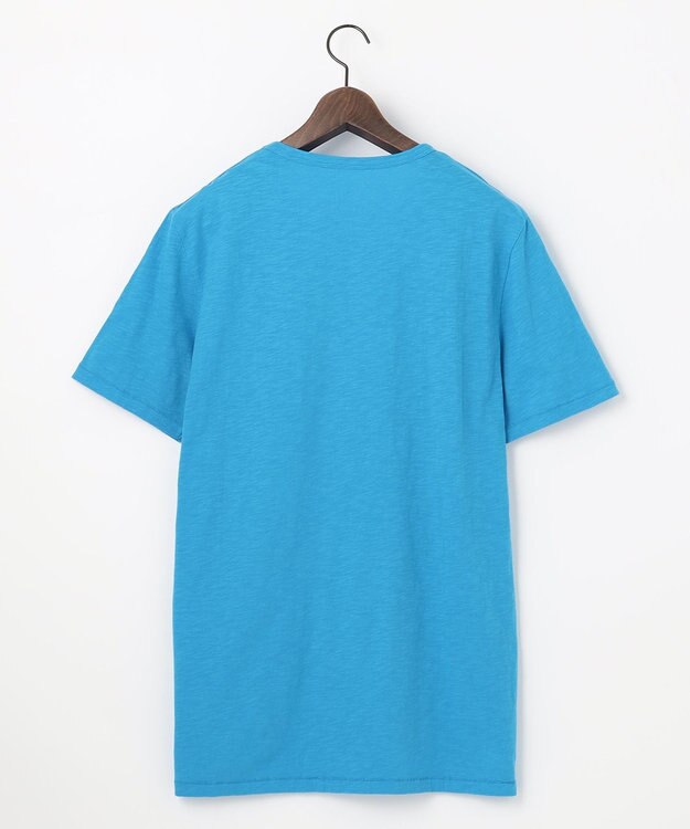 JOSEPH ABBOUD MOUNTAIN 【SPACE／UNISEX】オーガニックコットン ロゴＴシャツ ターコイズブルー系