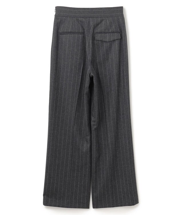 BEIGE， MARCEAU / ストライプパンツ C.Gray × White Line