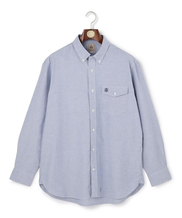 J.PRESS MEN 【KING SIZE】【IVY SHIRTS / 8色展開】オックスフォードオーバル シャツ /B.D. ネイビー系