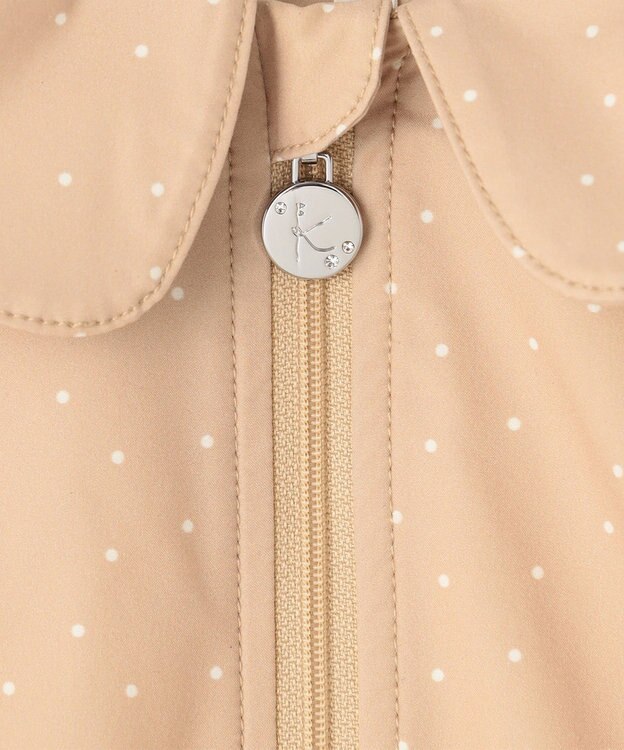 組曲 KIDS 【150-160㎝】ランダムドット ブルゾン ベージュ系5