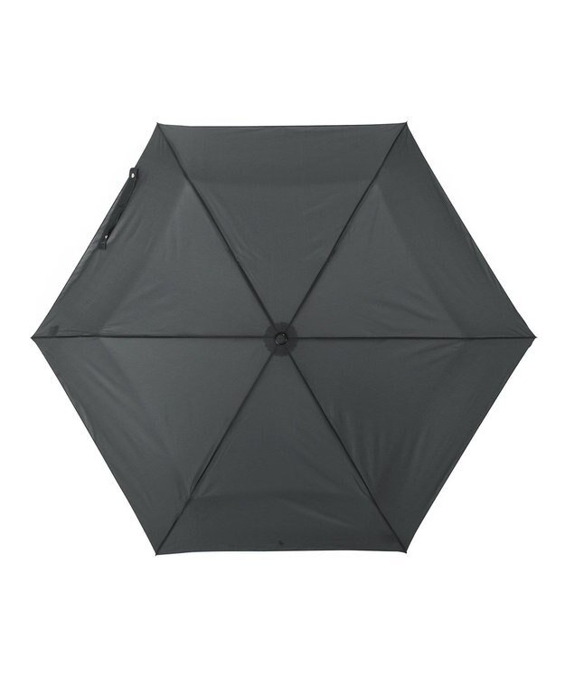 MOONBAT 【自動開閉】POLO RALPH LAUREN 折りたたみ傘  メンズ プレーン ワンポイント刺繍 大きめ60cm ダークグレー